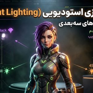 آموزش نورپردازی سه نقطه‌ای