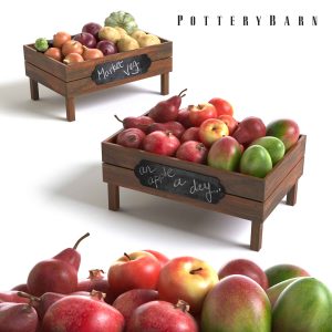 مدل سه بعدی میوه و سبزیجات Fruit-and-Vegetable