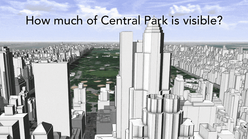 ابزار Instant quantitative visibility assessments در سیتی انجین