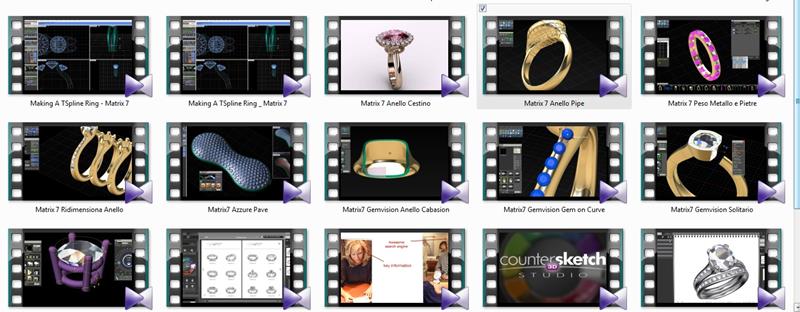 آموزش نرم افزار ماتریکس Gemvision.Matrix7 tutorials