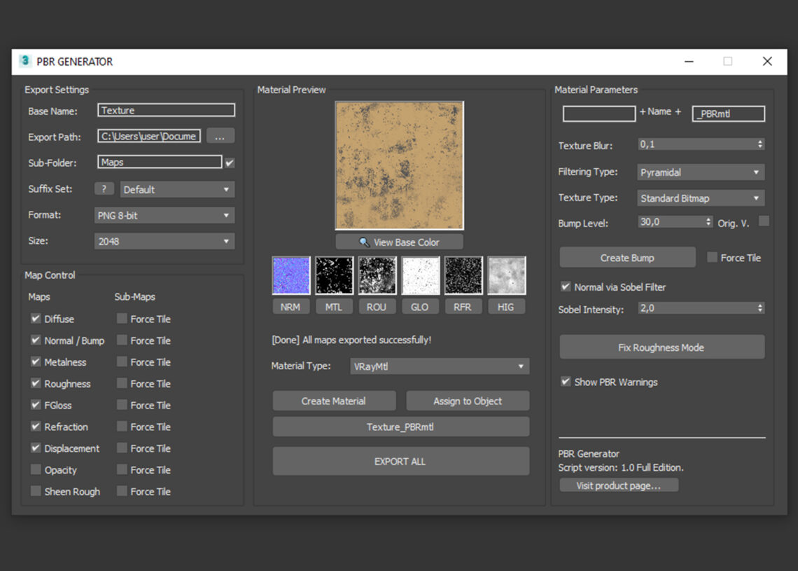 معرفی و دانلود اسکریپت PBR Generator