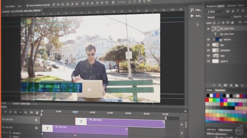 آموزش ویرایش ویدئو در فتوشاپ