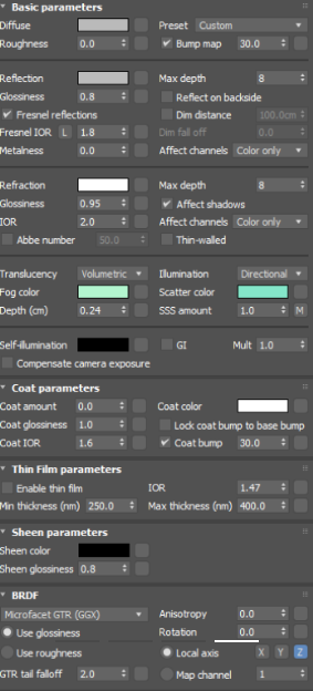 تنظیمات Subsurface Scattering عمق و واقعگرایی