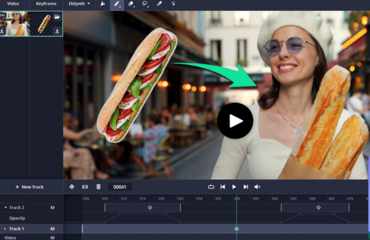 هوش مصنوعی ادیت ویدیو EbSynth