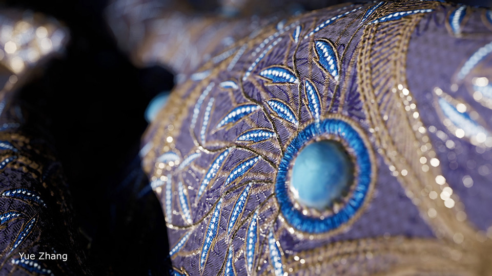 برندگان جوایز Yue-Zhang-Embroidery-Practice