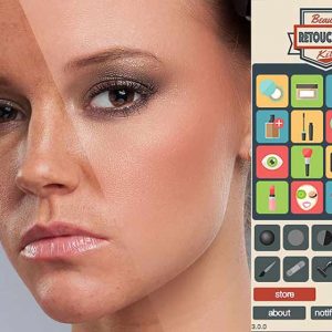 دانلود پلاگین رتوش حرفه ای در فتوشاپ Beauty Retouching Kit