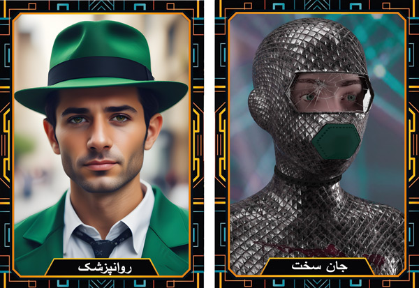 کارت های بازی مافیا