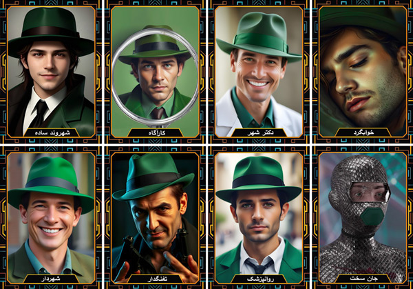 کارت های بازی مافیا