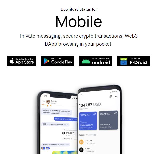 معرفی اپلیکیشن Status
