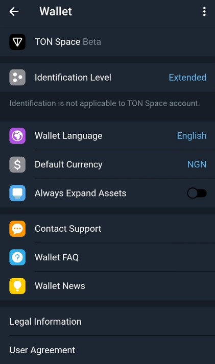 کیف پول تلگرام